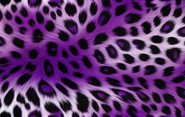 Purple leopard print background image, animal, fur, banner texture advertising poster