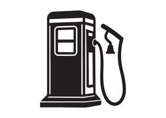 Gasoline Pump Icon Gas Station Symbol Vector Illustration for Fuel and Energy Design.