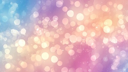 Obraz premium Blurred background featuring a soft gradient of pink, purple, blue, and orange, forming a seamless abstract pattern ideal for banners or wallpapers with vibrant yet gentle color transitions.