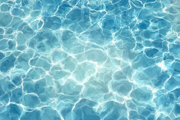 Obraz premium Rippled turquoise water surface