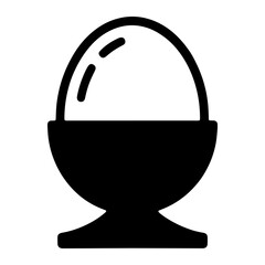 Obraz premium Egg in holder egg cup breakfast