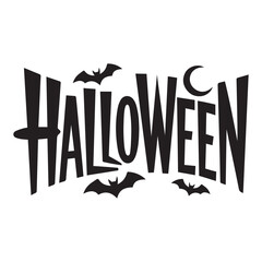 halloween Silhouette Vector Illustration T-shirt  Design