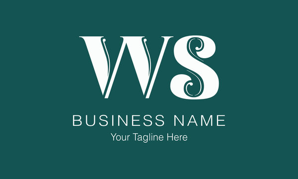 WS W ws initial logo | initial based abstract modern minimal creative logo, vector template image. luxury logotype logo, real estate homie logo. typography logo. initials logo