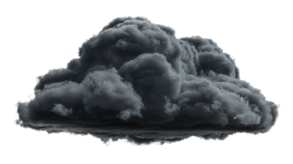 Dark Storm Cloud Formation Gathering in the Sky for a Powerful Downpour