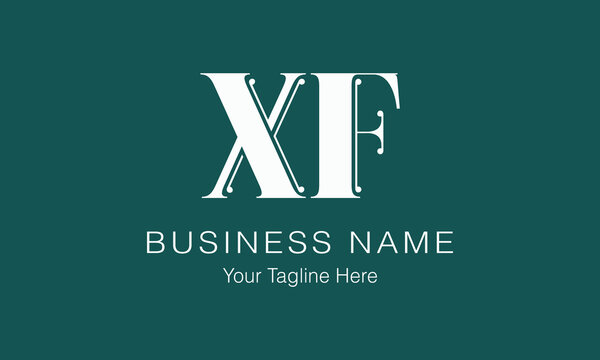 XF X xf initial logo | initial based abstract modern minimal creative logo, vector template image. luxury logotype logo, real estate homie logo. typography logo. initials logo