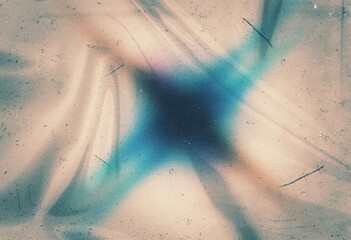 Abstract grainy warm orange light leaks filter overlay effect, film grain texture dust scratches noise background, grunge rough color gradient shape effect backdrop design, empty space