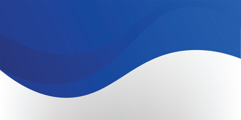 business brochure presentation template in blue wave style. vector abstract background ilustration.