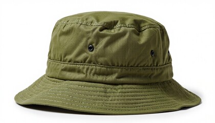 Olive green bucket hat, a versatile outdoor fashion accessory for sun protection