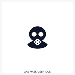 Gas Mask User Icon