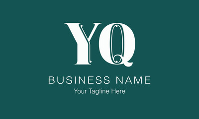 YQ Y yq initial logo | initial based abstract modern minimal creative logo, vector template image. luxury logotype logo, real estate homie logo. typography logo. initials logo