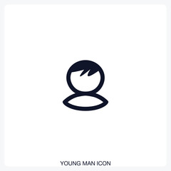 Young Man Icon