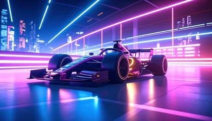 Neon City Race Car.