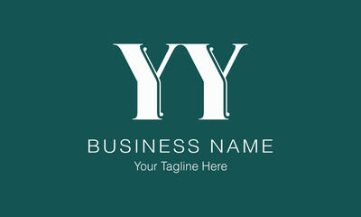 YY Y yy initial logo | initial based abstract modern minimal creative logo, vector template image. luxury logotype logo, real estate homie logo. typography logo. initials logo
