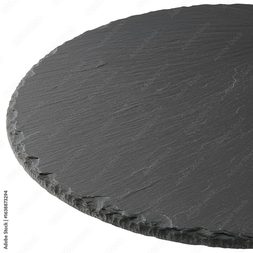 Poster abstract image of dark gray stone texture plate with rough surface