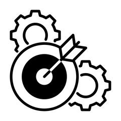 Obraz premium Goal setting 