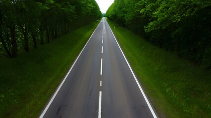 Fototapeta premium road in the forest