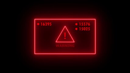 Warning security breach computer hacking warning message. Hacked alert Warning sign. Virus code software hack concept. Warning Alert Message. - Powered by Adobe