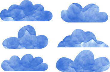 vector illustration of clouds