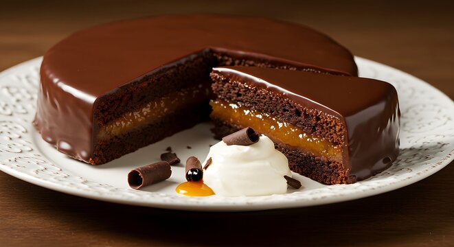 Original Sacher Torte Viennese cake