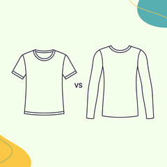 Understanding the differences between short sleeve and long sleeve t shirts essential apparel choices
