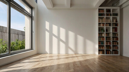 Fototapeta premium empty room with window