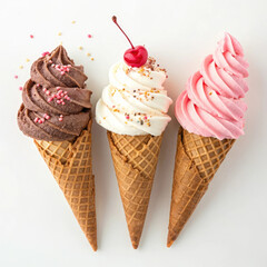 ice cream cones