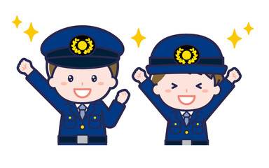 警察官／2人組／男女 03