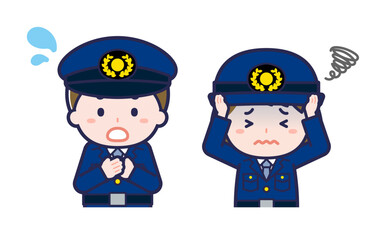 警察官／2人組／男女 06