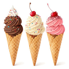 ice cream cones