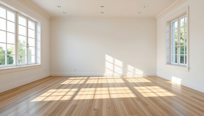 Bright and Airy Minimalist Room with Natural Light