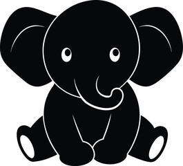 Cute Baby Elephant Icon