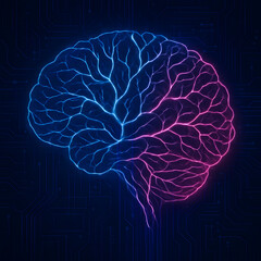 human brain vector illustration