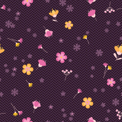 AllOver Flower mix texture Print 