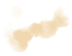 Watercolor stain decoration