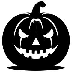halloween pumpkin vector on white background 