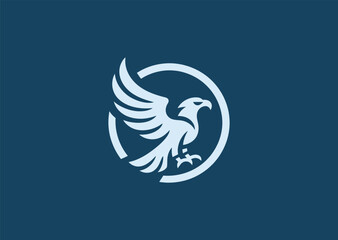 A majestic eagle in a strong, realistic style, ideal for conveying pride, power, and independence.