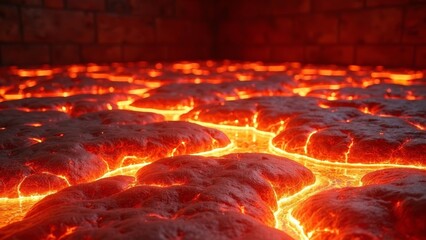 Artistic Close up of Lava Light Effect