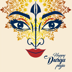 Durga Puja Divine Eyes and Festive Celebration