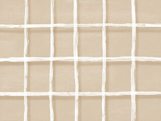 Beige textured background with white grid pattern, ideal for design and creative projects