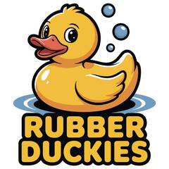 rubber duck in blue water