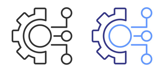 Technological icon color