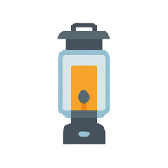  Battery-Powered Lantern Icon for Outdoor Use