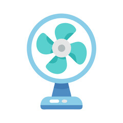  Compact Desktop Fan Icon for Convenience