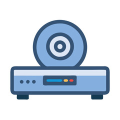 Fototapeta premium Stylish DVD Player for Modern Media Rooms