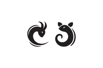 abstract animal vector background