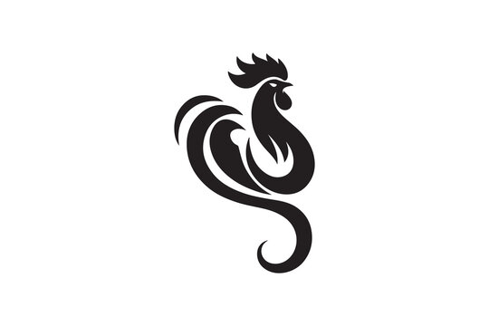 vector illustration of a hen vectore design art