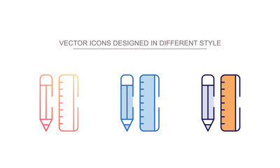 Design Tools icon design with white background stock illustration