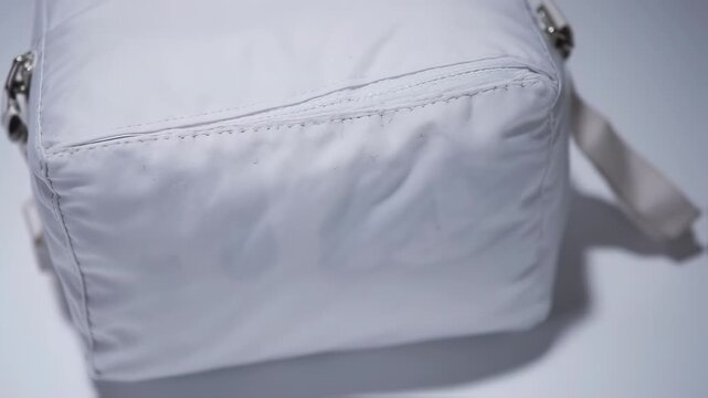 Close-up White Bag Detail, Fashion Accessory, Product Shot