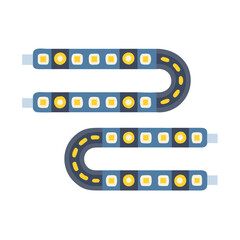  Flexible LED Strip Icon for Lighting