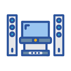  Compact Home Theater System Icon for Small Spaces